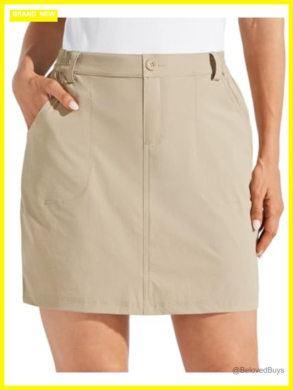 Women's Skorts Golf Casual Skort UPF 50+ Quick Dry Zip Pockets Outdoor Hiking